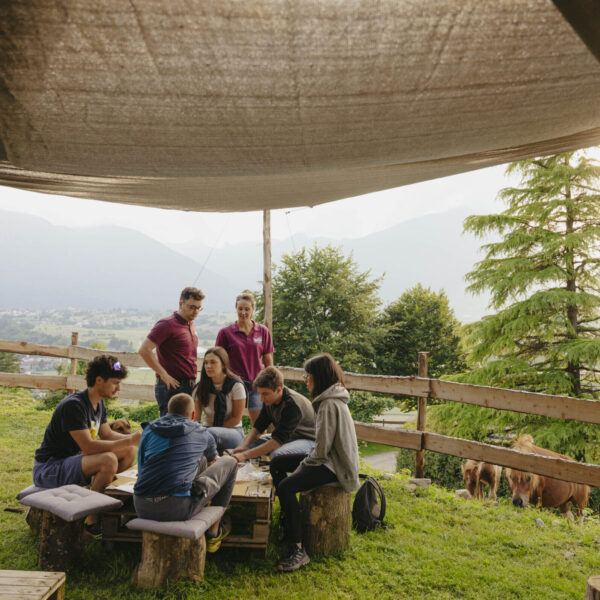 Momento finale di una visita da Agriconda