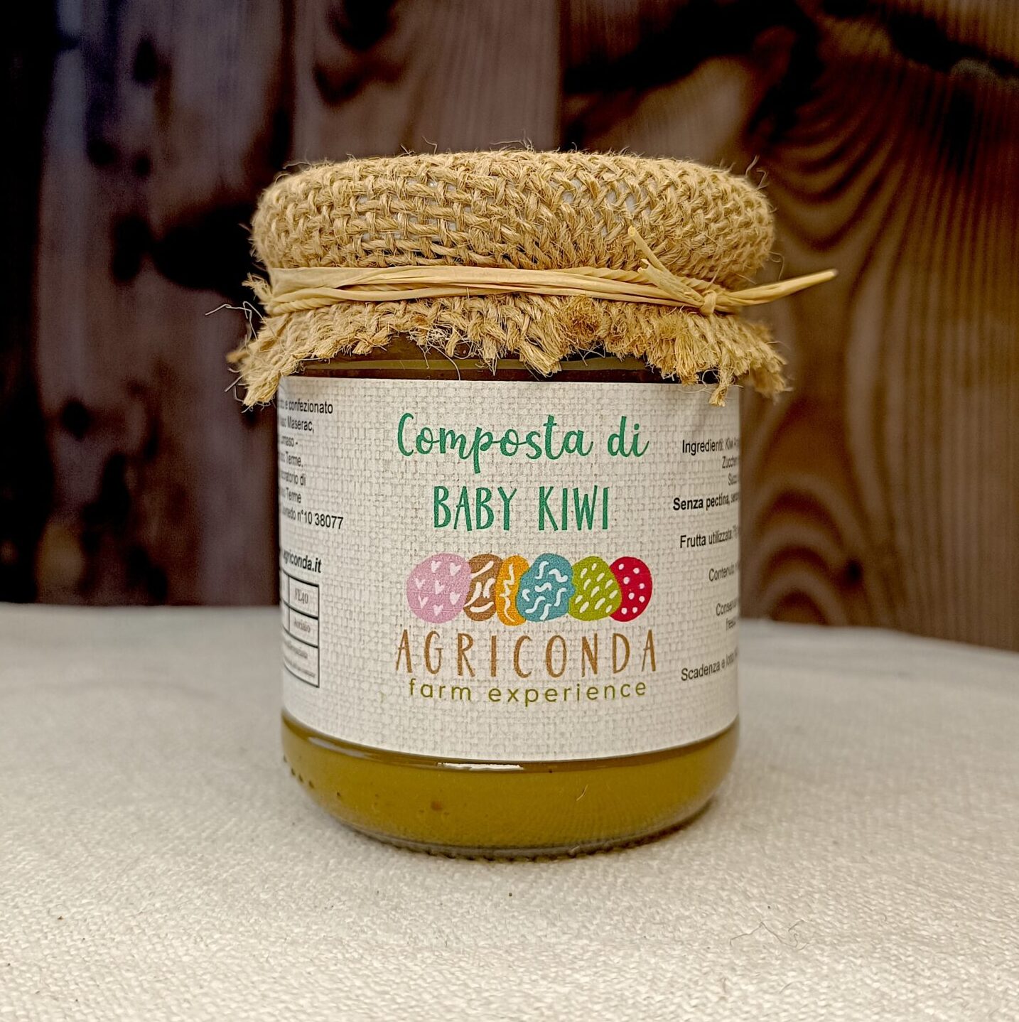 Composta di baby kiwi preparata da Agriconda
