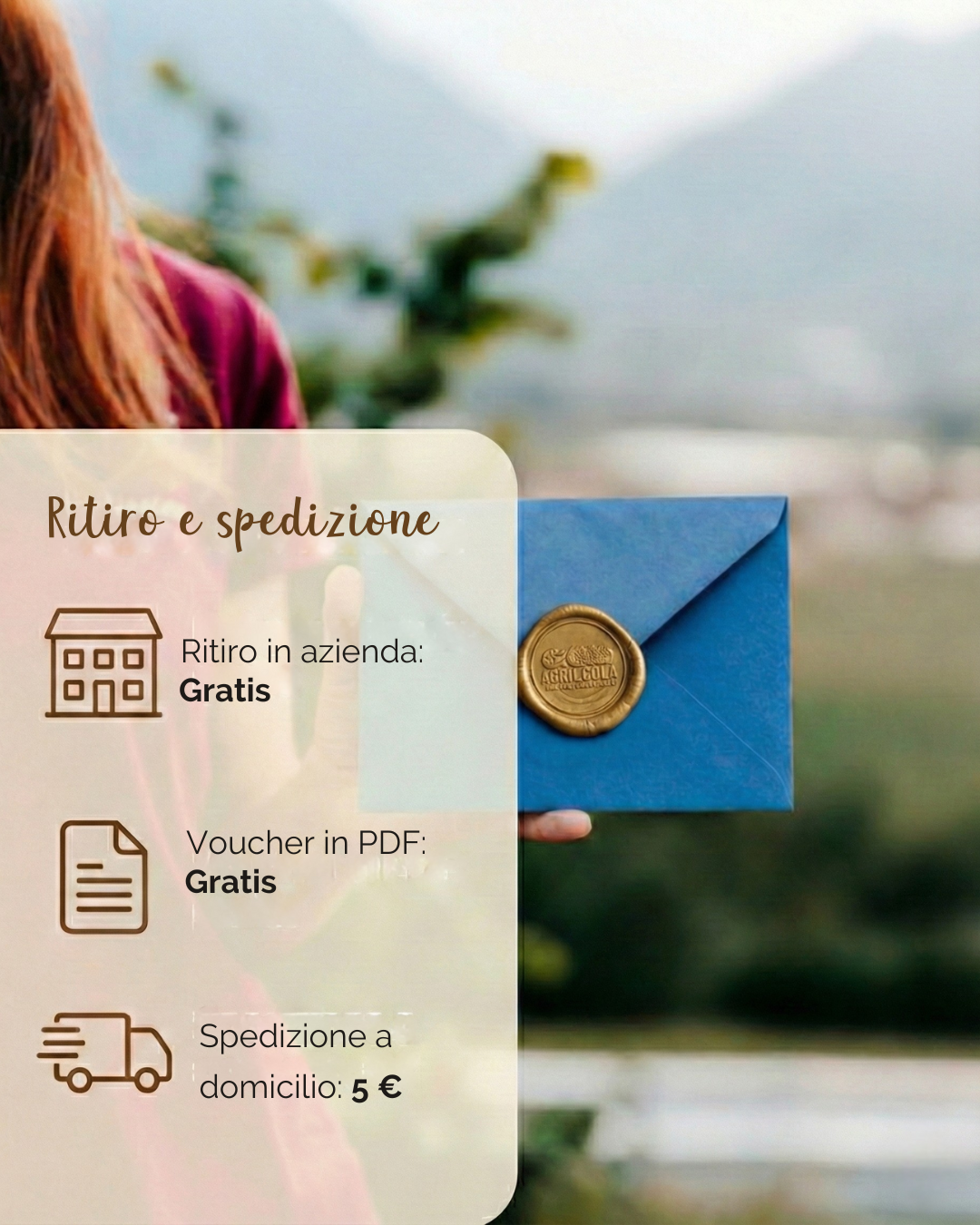 Agriemotions - Busta e presentazione